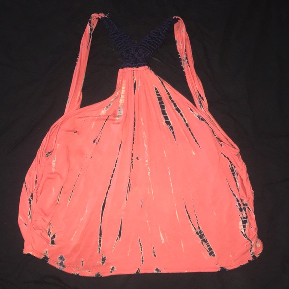 Tie Dye Open Front Tank Layering Piece - Picture 4 of 5